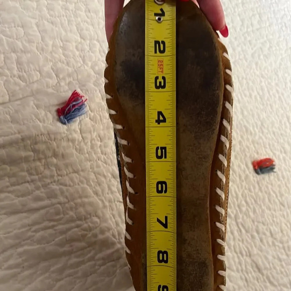 Free People Quilt Slipper Moccasins Size 8.5 - Picture 6 of 6